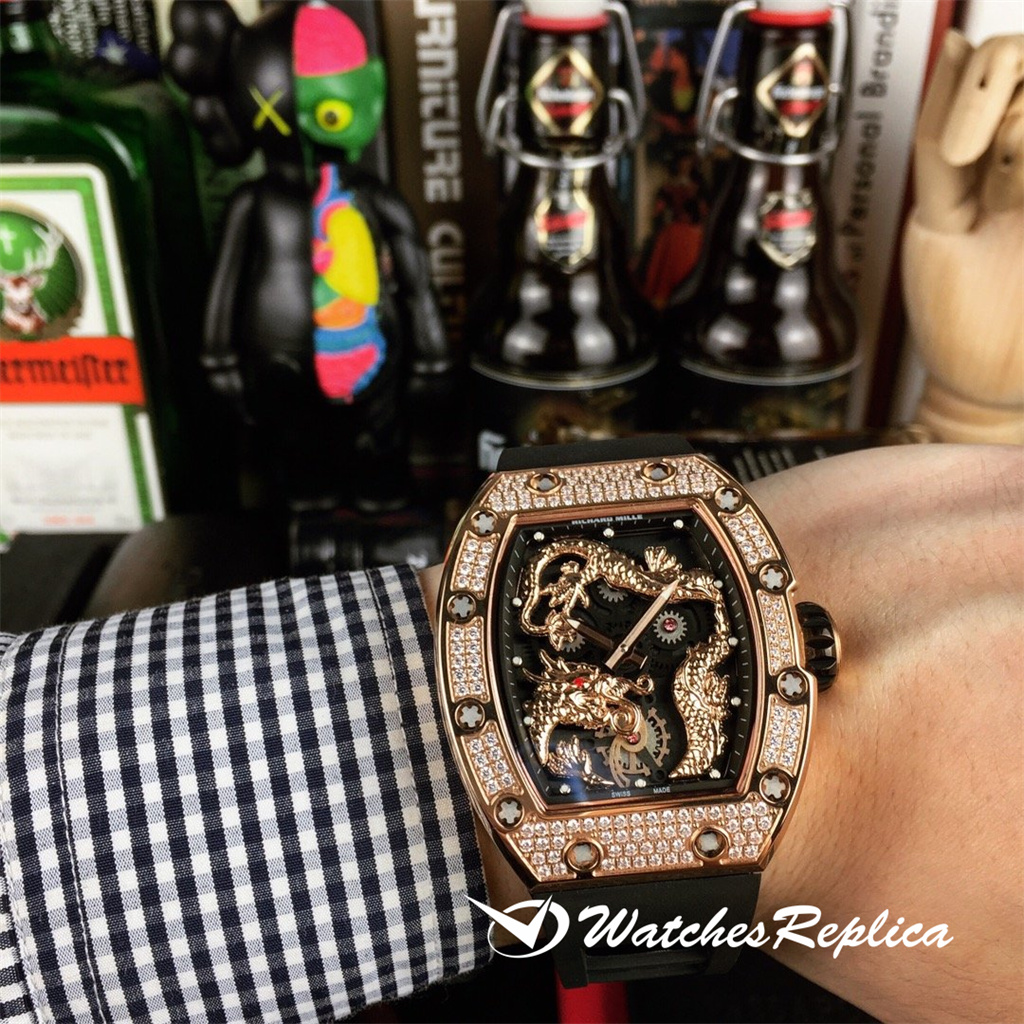 Richard Mille RM57 01 Jackie Chan Serie Dragon Replica Uhren