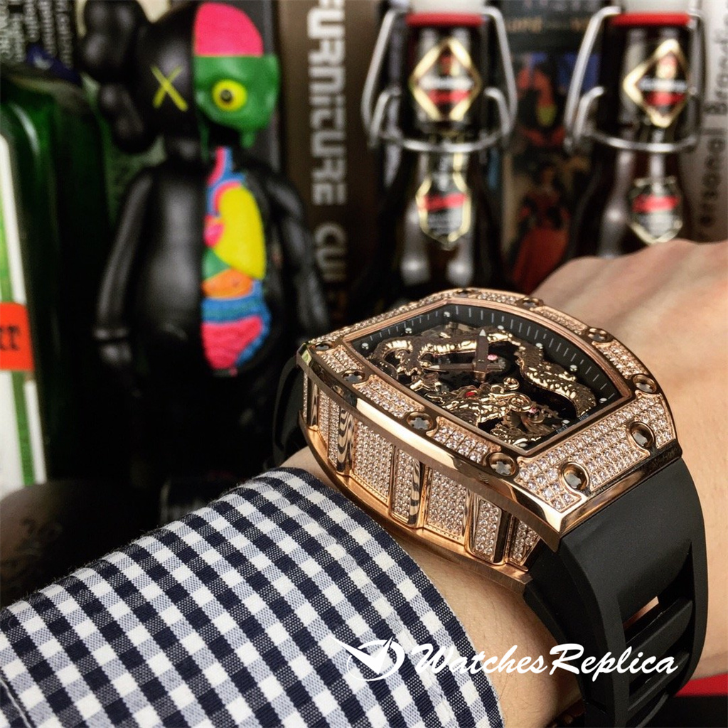 Richard Mille RM57 01 Jackie Chan Serie Dragon Replica Uhren